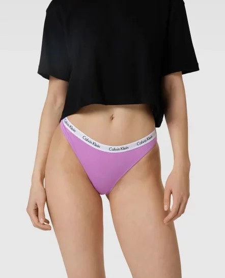 Dámské kalhotky 3pcs QD3588E 658 mix barev - Calvin Klein S Mix barev