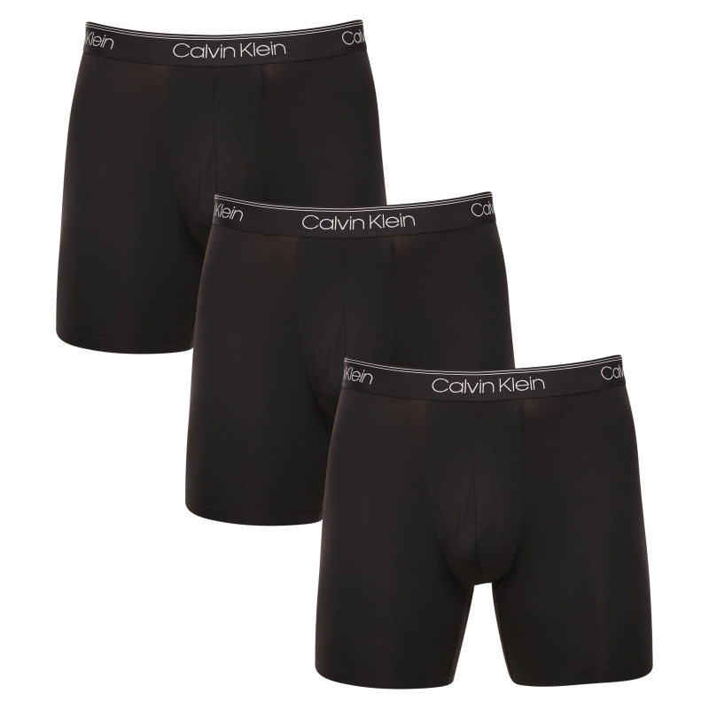 3PACK pánské boxerky Calvin Klein černé (NB2570A-UB1) M, trenky / trenýrky