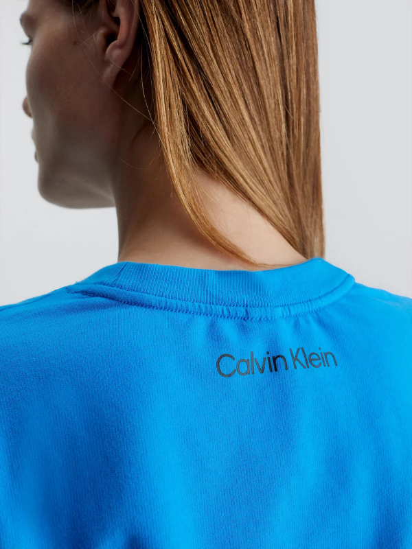 Dámský top QS6942E CC4 modrý - Calvin Klein M