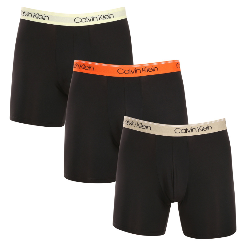 3PACK pánské boxerky Calvin Klein černé (NB2570A-GTK) M, trenky / trenýrky