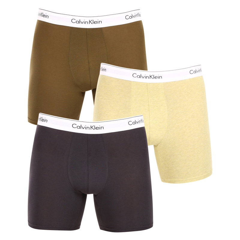 3PACK pánské boxerky Calvin Klein vícebarevné (NB2381A-GW2) M, trenky / trenýrky
