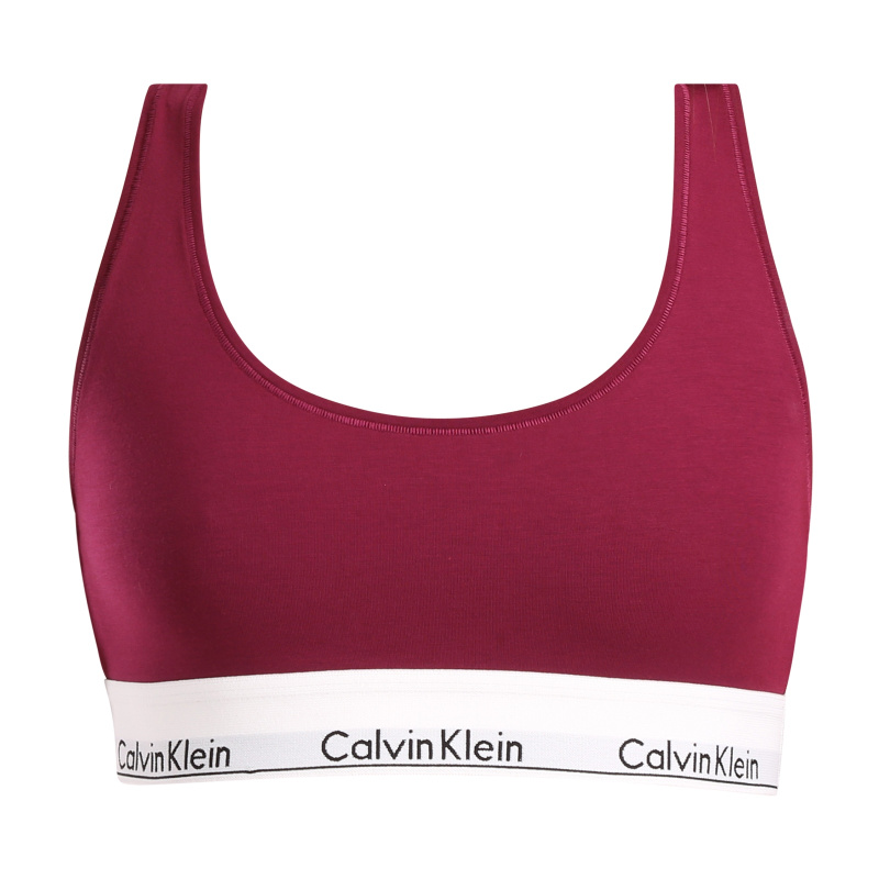 Dámská podprsenka Calvin Klein fialová (F3785E-VGP) S