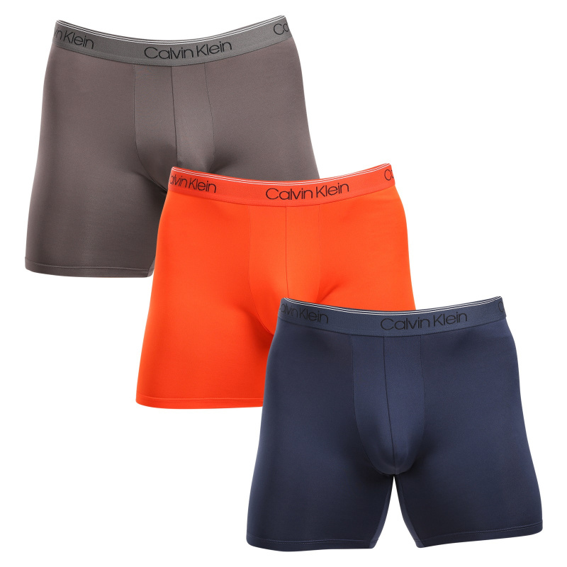 3PACK pánské boxerky Calvin Klein vícebarevné (NB2570A-MGY) M, trenky / trenýrky