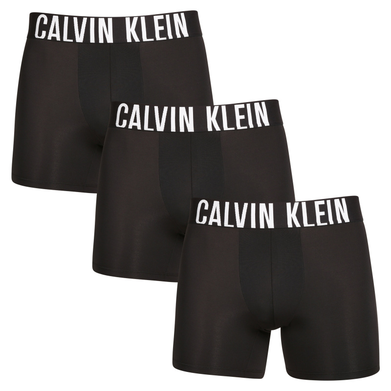 3PACK pánské boxerky Calvin Klein černé (NB3612A-UB1) L, trenky / trenýrky