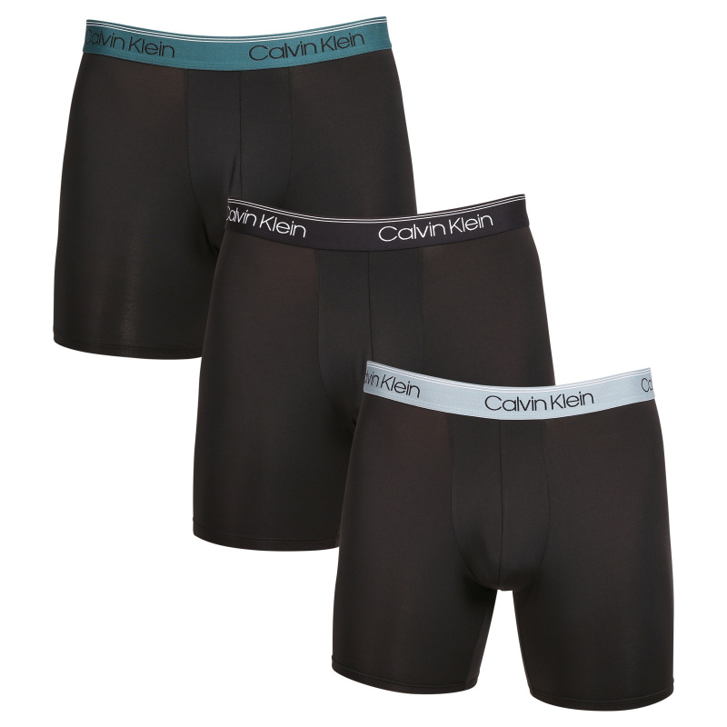 3PACK pánské boxerky Calvin Klein černé (NB2570A-N2L) M, trenky / trenýrky