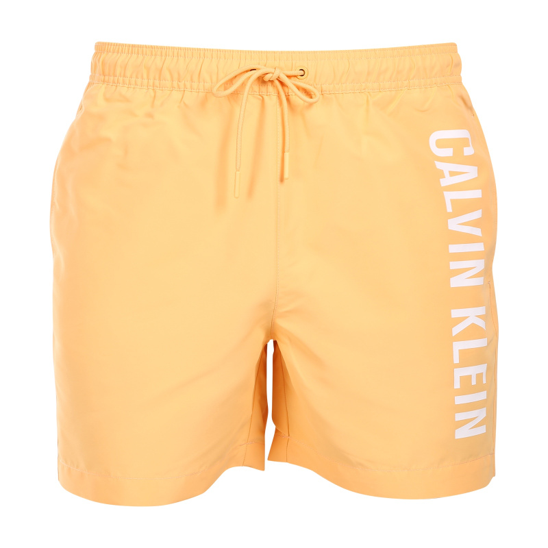 Pánské plavky Calvin Klein oranžové (KM0KM01004-SAN) XL