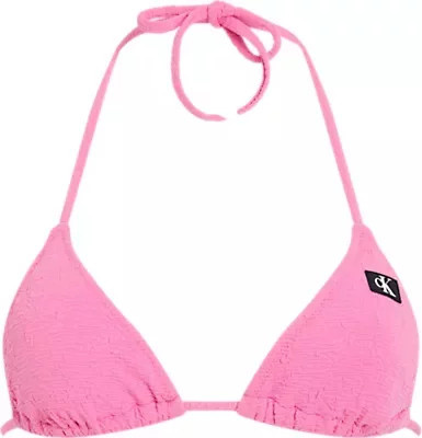 Dámská plavková podprsenka TRIANGLE-RP KW0KW02394 TOZ růžová - Calvin Klein S