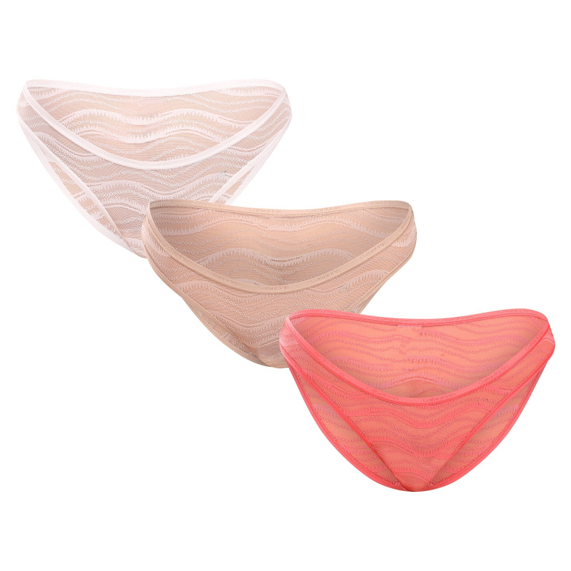 3PACK dámské kalhotky Calvin Klein vícebarevné (QD5203E-NOX) L