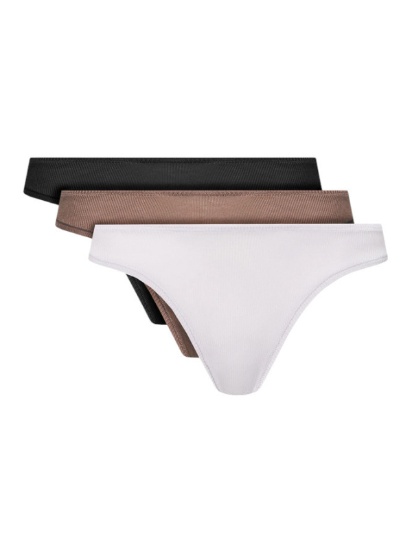 3PACK dámská tanga Calvin Klein vícebarevná (QD5220E-NP2) 3XL