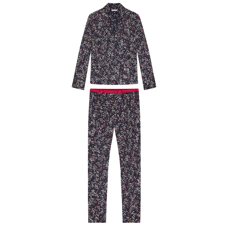 Dámský pyžamový set UW0UW02567-0ST - Tommy Hilfiger XS