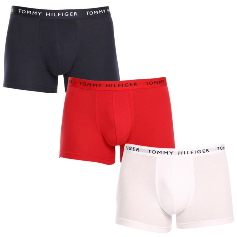 3PACK pánské boxerky Tommy Hilfiger vícebarevné (UM0UM02203 0WS) XXL, trenky / trenýrky