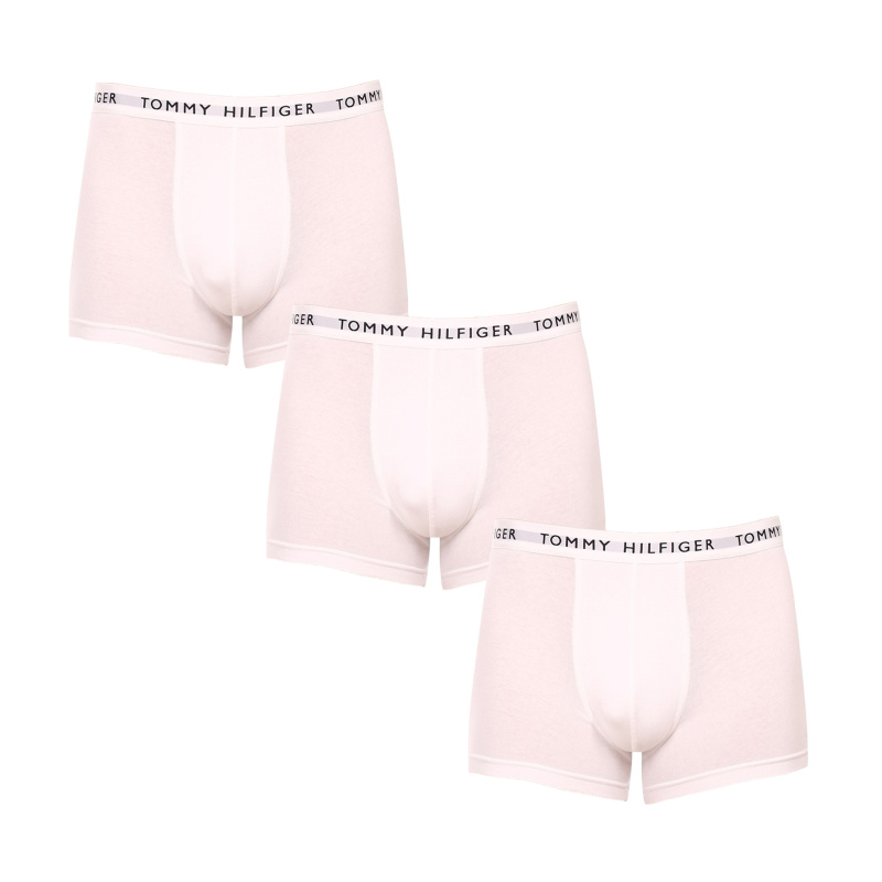 3PACK pánské boxerky Tommy Hilfiger bílé (UM0UM02203 0VL) S, trenky / trenýrky