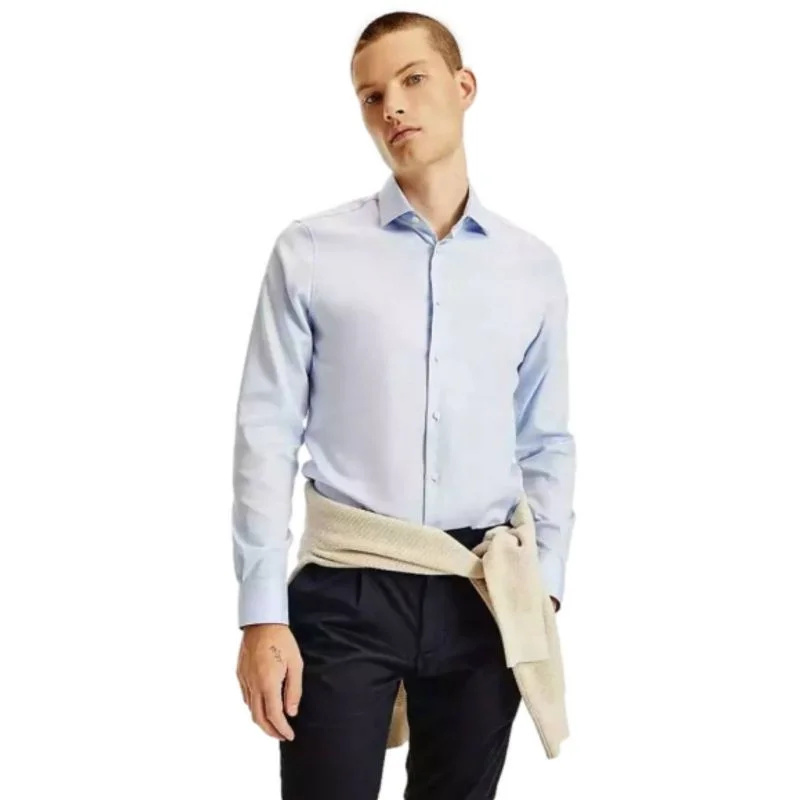 Tommy Hilfiger Pánská košile Dobby Flex Collar M MW0MW17495 41