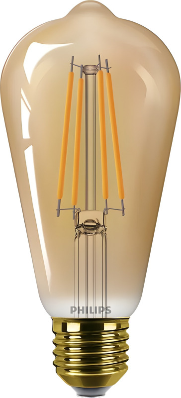LED žárovka Philips ST64 40W 1800K E27 ND SRT Amber 1PF, nestmívatelná