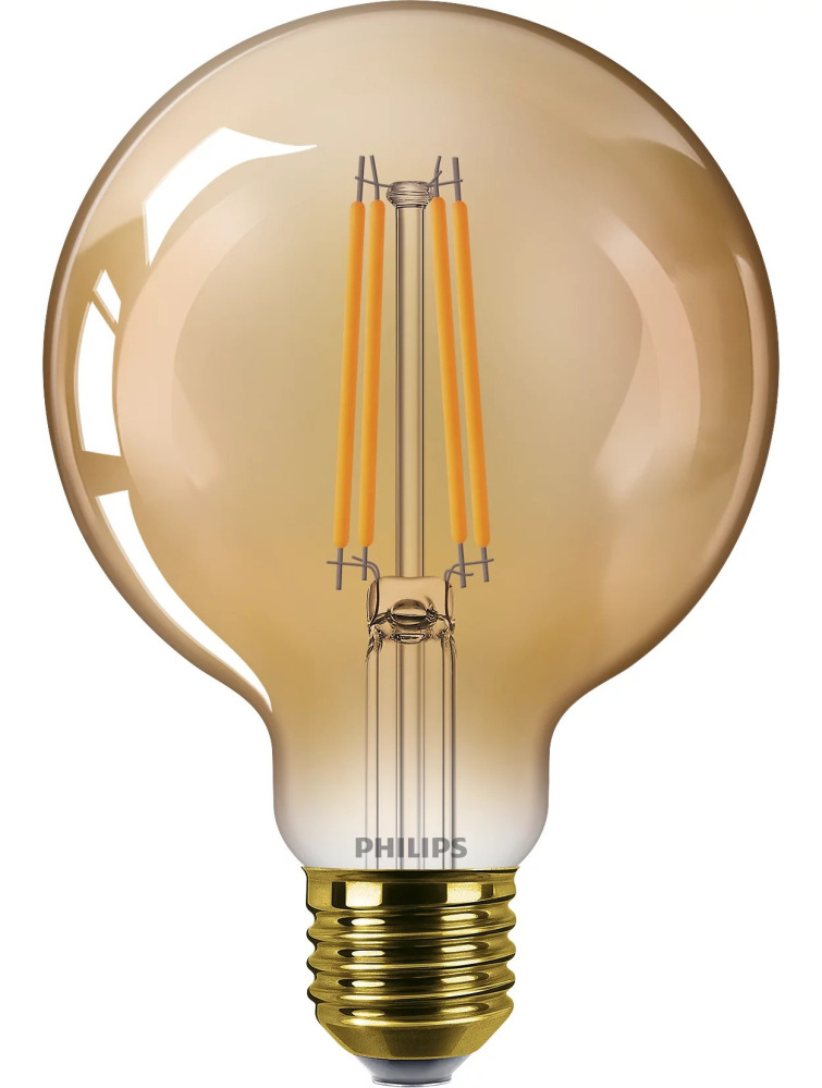 LED žárovka Philips G95 25W 1800K E27 ND SRT Amber 1PF, nestmívatelná