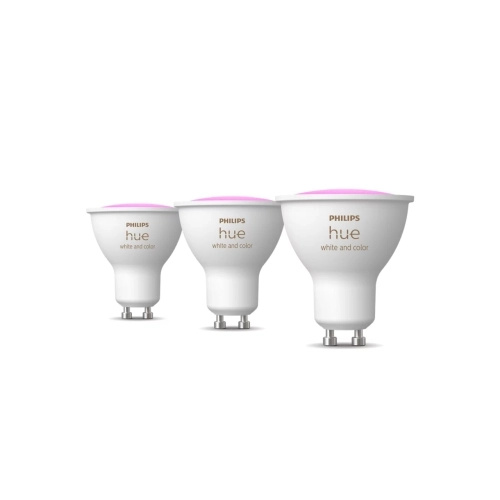 Philips Hue WACA sada 3x žárovka LED GU10 4,2W 400lm 2000-6500K RGB CRI80 IP20