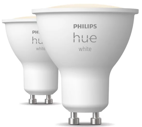 Chytré bodové světlo Philips Hue White / 2 ks / 4,2 W / GU10 / bílá Varianta: ivi1