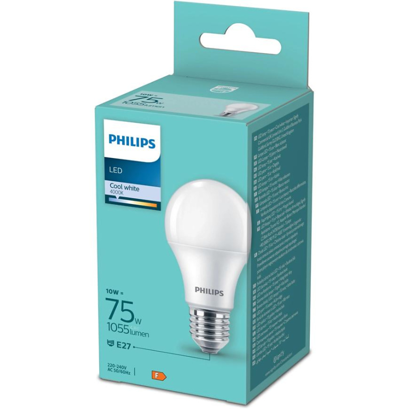 ŽÁROVKA LED 10W A60 E27 CW FR ND 1PF/6 DISC