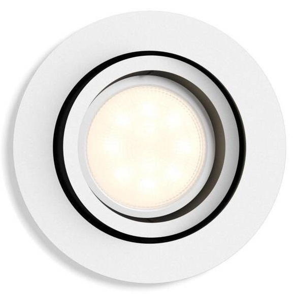 Zapuštěné bodové svítidlo Philips Hue Milliskin White / 3 ks / GU10 / Bluetooth / bílá Varianta: ivi1