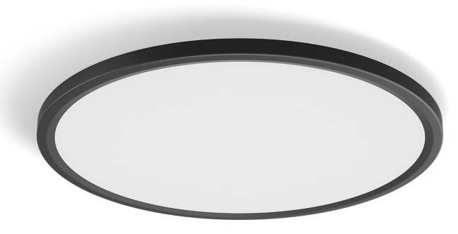 Kulatý stropní LED panel Philips Hue Tento M / 42,1 x 3,07 cm / černá Varianta: ivi1