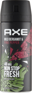 Axe Wild Fresh Bergamot & Pink Pepper deodorant a tělový sprej 150 ml