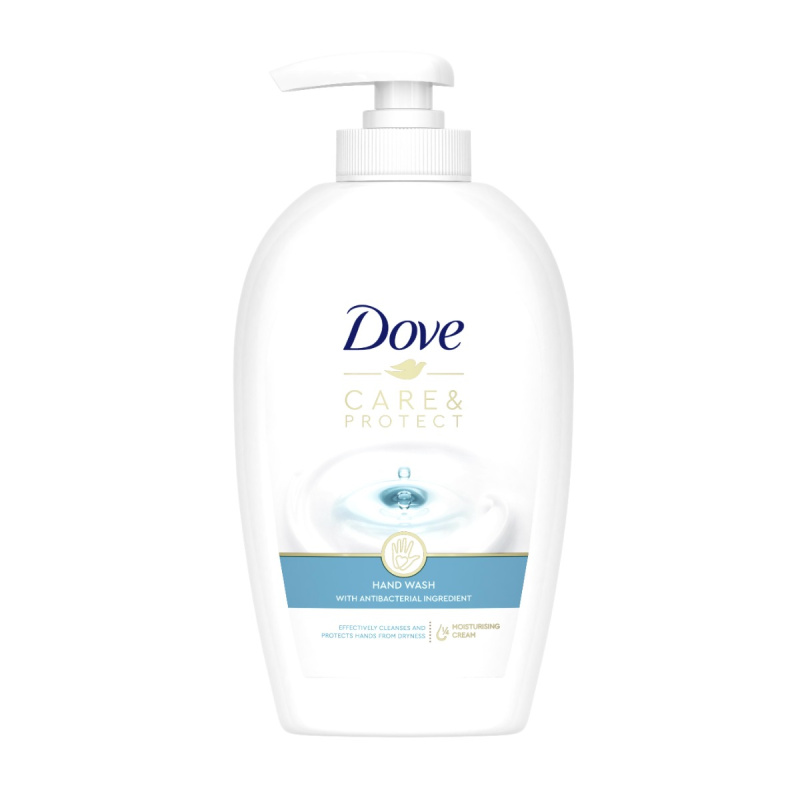 Dove Care & Protect - tekuté mýdlo - s pumpičkou, 250 ml