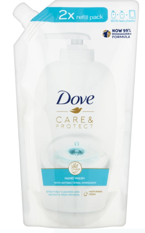 Dove Care & Protect tekuté mýdlo náhradní náplň 500 ml