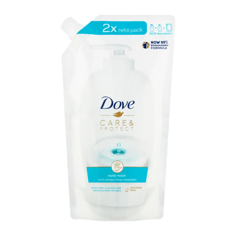 Dove Care & Protect tekuté mýdlo náhradní náplň 500 ml