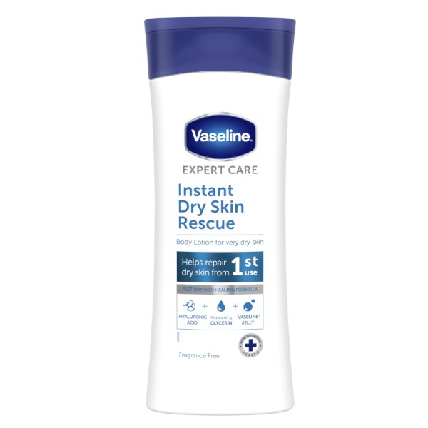 Vaseline Instant Dry Skin Rescue tělové mléko pro velmi suchou pokožku 400 ml