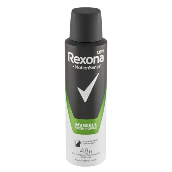 Rexona Invisible Fresh Power antiperspirant ve spreji pro muže 150 ml