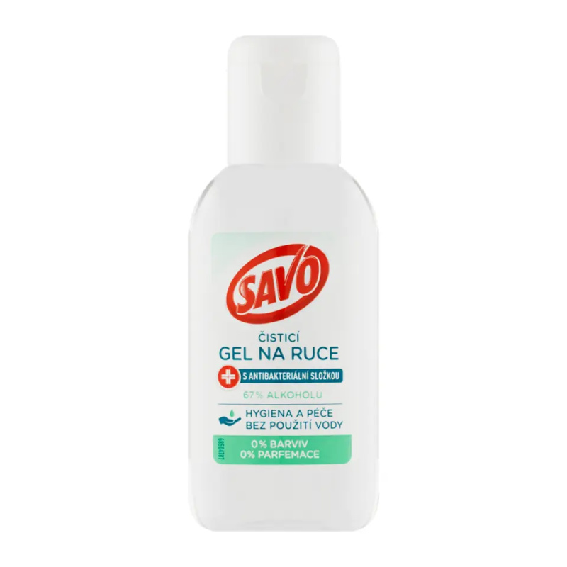 Savo Čisticí antibakteriální gel na ruce 50 ml