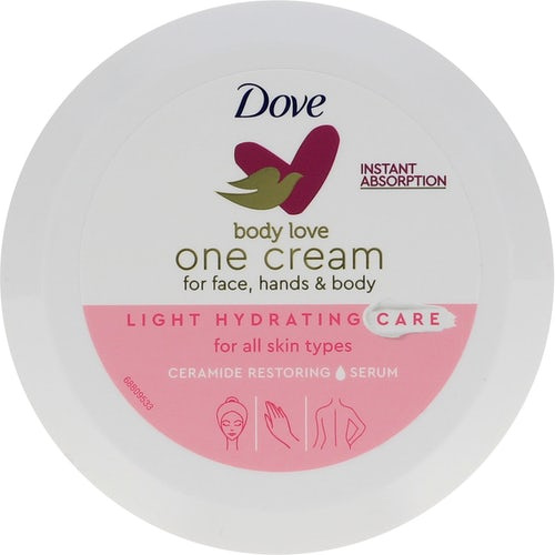 Dove Body Love lehký krém na tělo a obličej 250 ml
