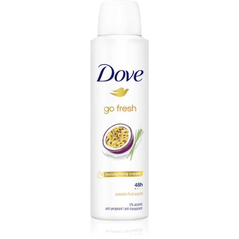 Dove Go Fresh Antiperspirant antiperspirant ve spreji Passion Fruit & Lemongrass 150 ml