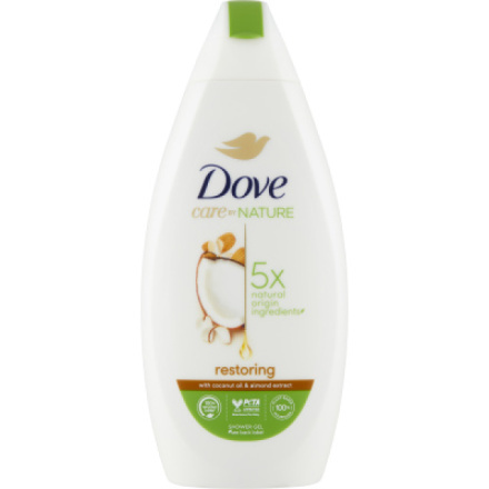 Unilever Dove Restoring Kokos a Mandle sprchový gel, 400 ml