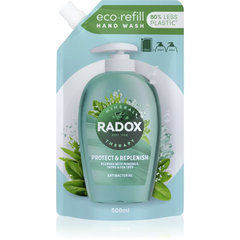 Tekuté mýdlo Radox - Protec + Replenish, náhradní náplň, 500 ml