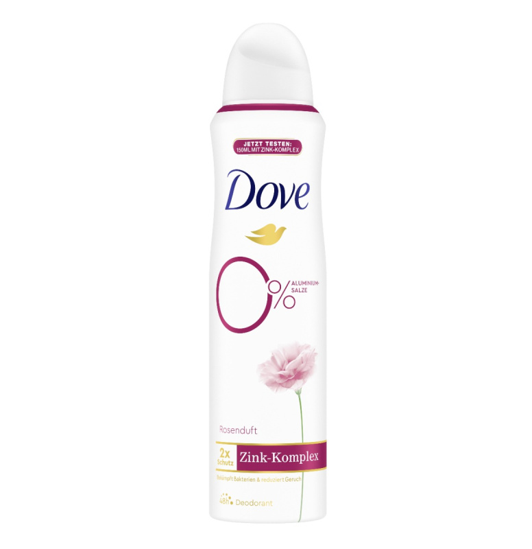 Dove Zinc Complex deodorant ve spreji Rose 150 ml