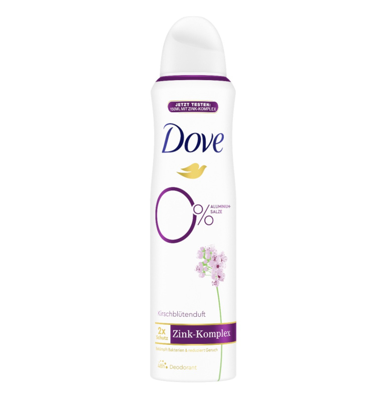 Dove Zinc Complex osvěžující deodorant s 48hodinovým účinkem Cherry Blossom 150 ml