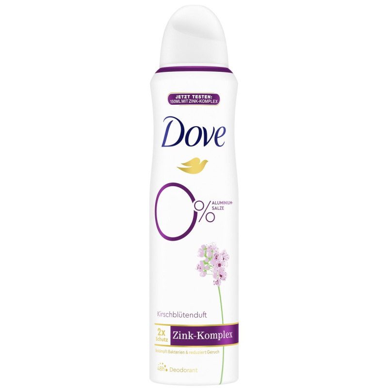 Dove 0% ALU Květ třešně deodorant sprej