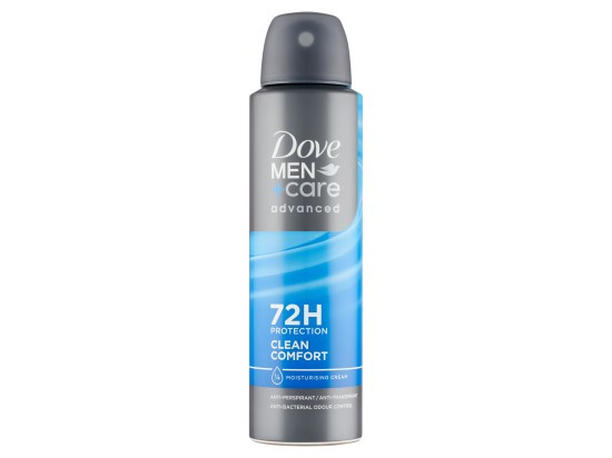 Dove Men+Care Advanced antiperspirant ve spreji pro muže Clean Comfort 150 ml