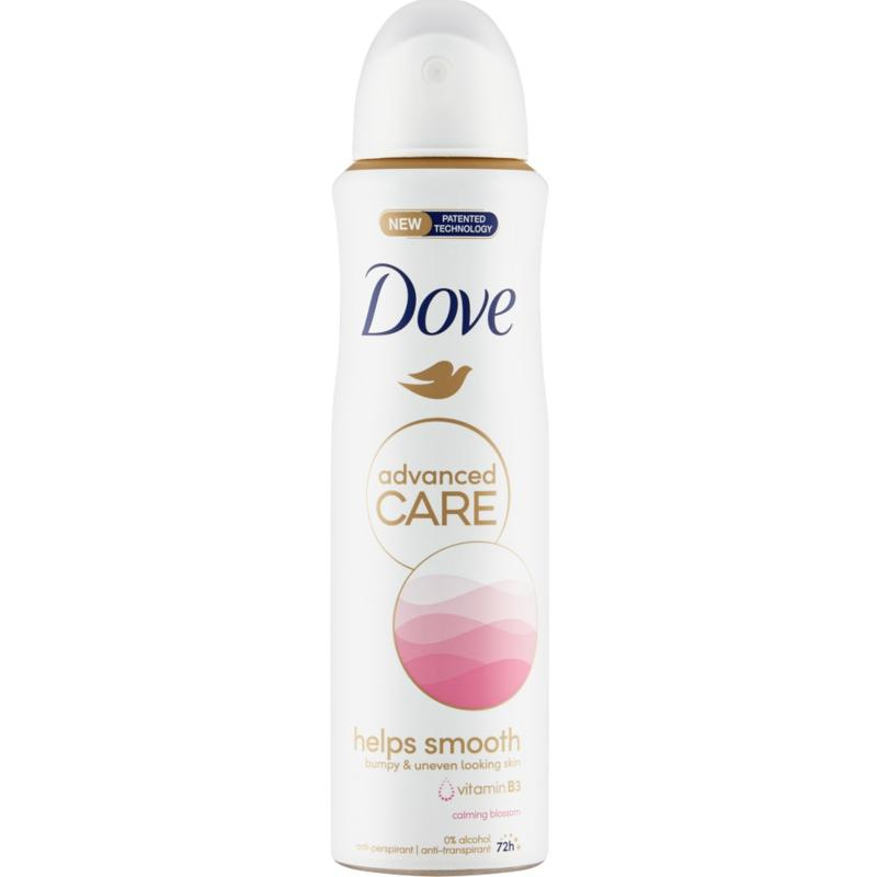 Dove Advanced Care Helps Smooth antiperspirant ve spreji 72h 150 ml