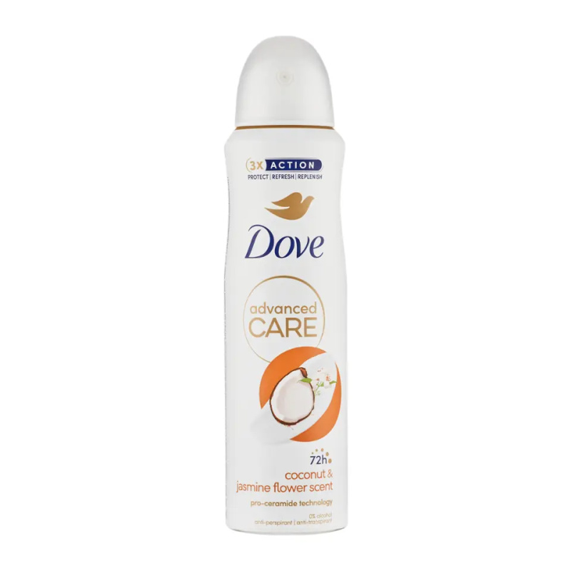 Dove Advanced Care Coconut & Jasmine Flower Scent antiperspirant pro ženy 150 ml