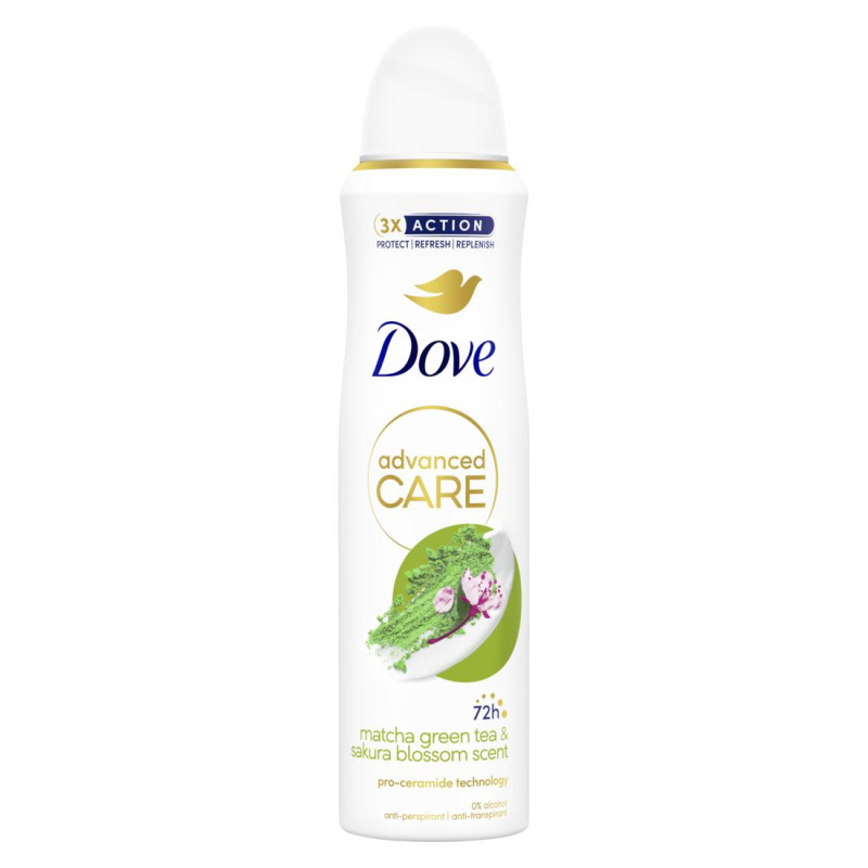 Dove Advanced Care Antiperspirant antiperspirant 72h Matcha Green Tea & Sakura Blossom 150 ml