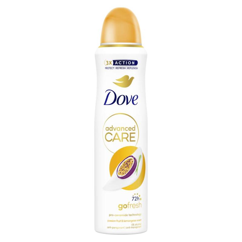 Dove Advanced Care Go Fresh antiperspirant 72h Passion Fruit & Lemongrass 150 ml