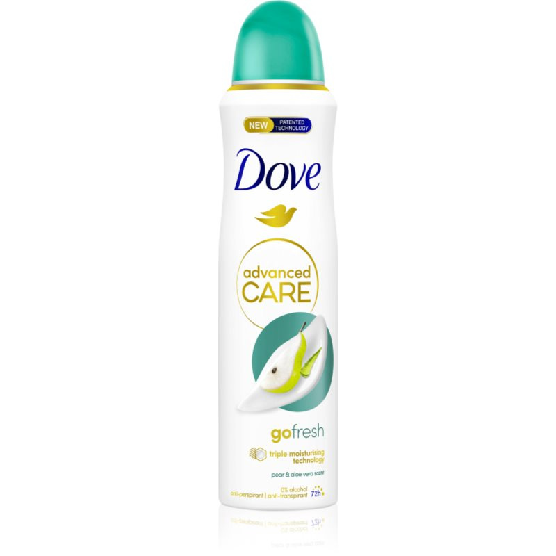 Dove Advanced Care Antiperspirant antiperspirant ve spreji 72h Pear & Aloe 150 ml