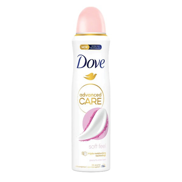 Dove Advanced Care Soft Feel antiperspirant ve spreji 150 ml