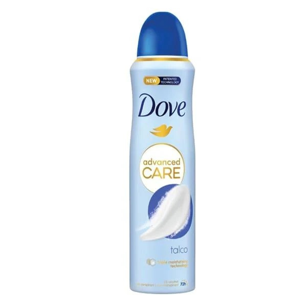 Dove Advanced Care Talco antiperspirant pro ženy 150 ml