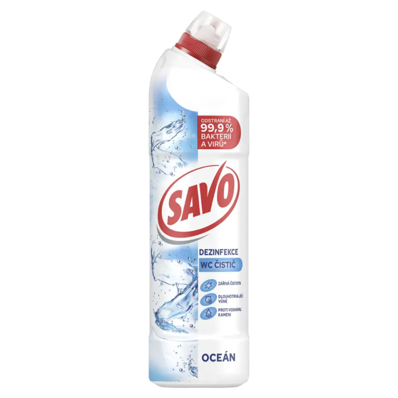 Savo - WC čistič - Oceán, 700 ml