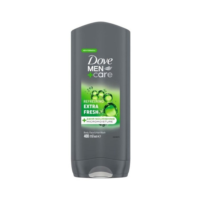 Dove Men+Care Extra Fresh sprchový gel na tělo a obličej 400 ml