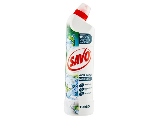 Savo Turbo - WC čistič - na vodní kámen, 700 ml