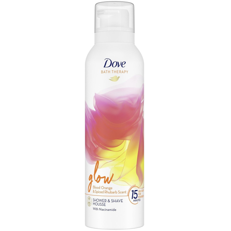 Dove Bath Therapy Glow sprchová pěna a pěna na holení
